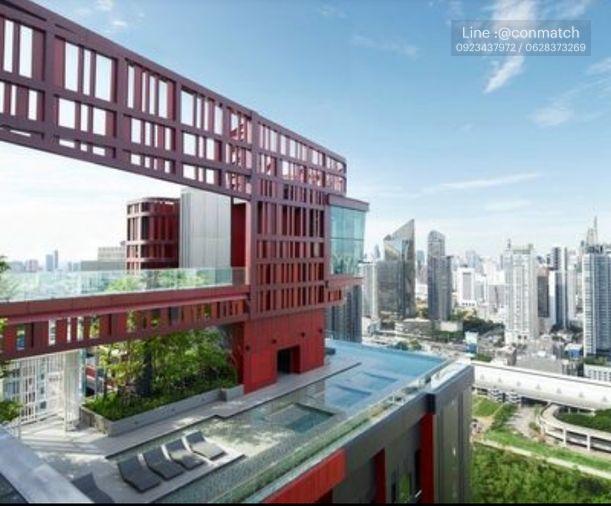 picture 1Bed | 1Bath | MRT Phra Ram 9 | 34sqm | THB 25,000/mo | Fl.16 — Life Asoke Hype Bangkok - 6/10