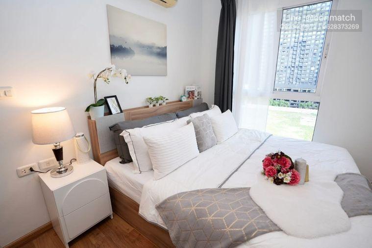 picture 2Bed | 1Bath | MRT Phra Ram 9 | 39sqm | THB 25,000/mo | Fl.8 — The Mark Ratchada-Airport Link Bangkok - 1/10