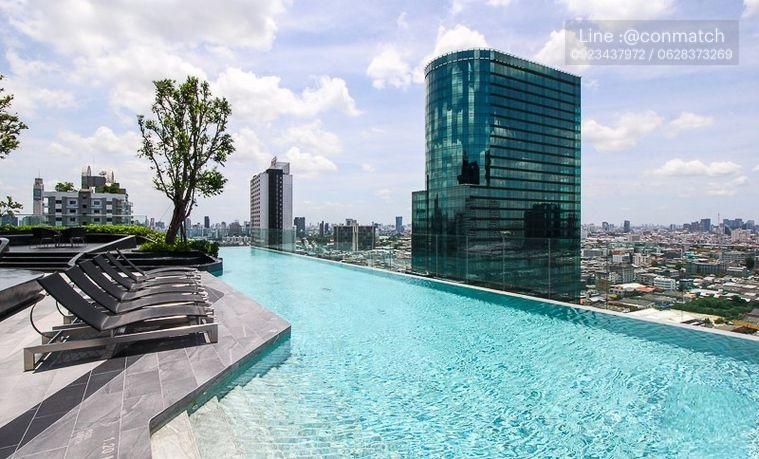 รูป 2 ห้องนอน | 1 ห้องน้ำ | MRT Phra Ram 9 | 45 ตร.ม. | 38,000 บาท/เดือน | ชั้น 16 — Knightsbridge Space Rama 9 กรุงเทพฯ - รูปที่ 3/10
