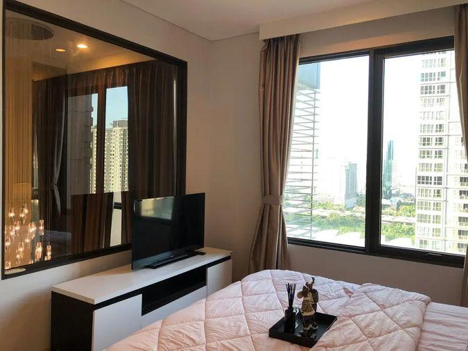 รูป 1 ห้องนอน | 2 ห้องน้ำ | ARL Makkasan | 80 ตร.ม. | 45,000 บาท/เดือน | ชั้น 25 — Villa Asoke กรุงเทพฯ - รูปที่ 9/10