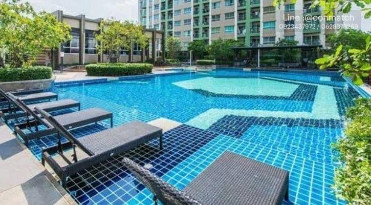 รูป 1 ห้องนอน | 1 ห้องน้ำ | MRT Phra Ram 9 | 27 ตร.ม. | 12,000 บาท/เดือน | ชั้น 24 — Lumpini Park Rama 9 - Ratchada กรุงเทพฯ - รูปที่ 1/8