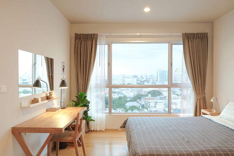 รูป 1 ห้องนอน | 1 ห้องน้ำ | BTS Krung Thon Buri | 38 ตร.ม. | 23,000 บาท/เดือน | ชั้น 18 — Hive Sathorn กรุงเทพฯ - รูปที่ 2/10