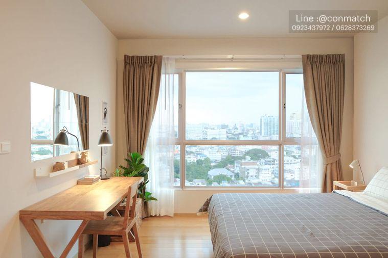 รูป 1 ห้องนอน | 1 ห้องน้ำ | BTS Krung Thon Buri | 38 ตร.ม. | 23,000 บาท/เดือน | ชั้น 18 — Hive Sathorn กรุงเทพฯ - รูปที่ 2/10