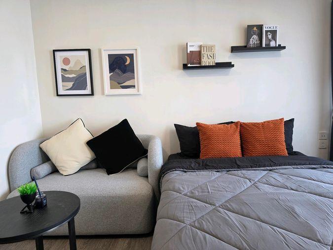 รูป 1 ห้องนอน | 1 ห้องน้ำ | BTS Yaek Lam Sali | 25 ตร.ม. | 13,000 บาท/เดือน | ชั้น 22 — Ideo Ramkhamhaeng – Lam Sali กรุงเทพฯ - รูปที่ 1/5