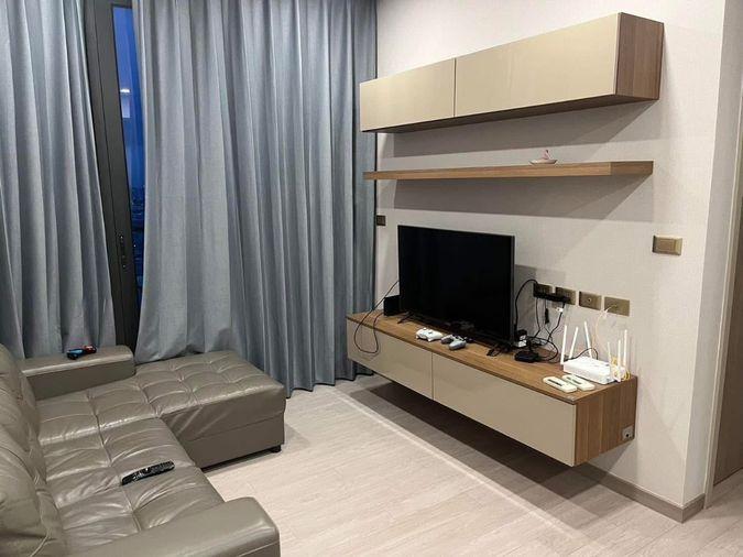 รูป 2 ห้องนอน | 2 ห้องน้ำ | MRT Sukhumvit | 58 ตร.ม. | 42,000 บาท/เดือน | ชั้น 27 — One9five กรุงเทพฯ - รูปที่ 1/4