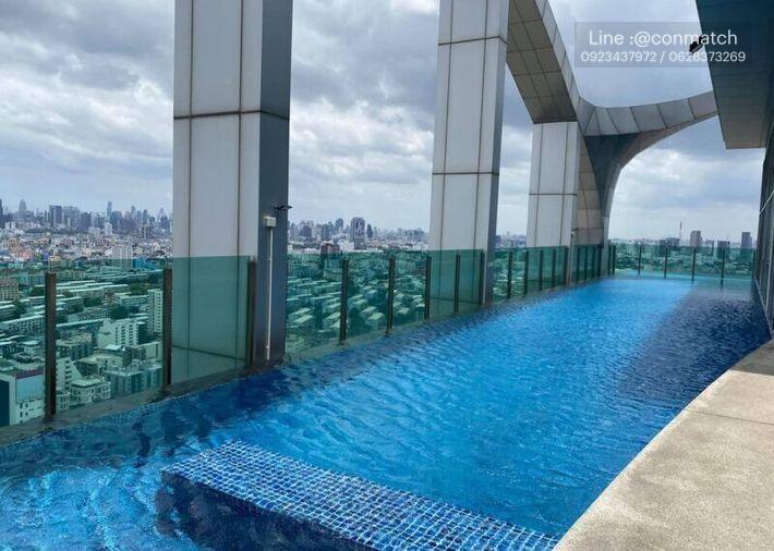 picture 2Bed | 2Bath | MRT Huai Khwang | 55sqm | THB 27,000/mo | Fl.11 — Life Ratchada Bangkok - 5/10