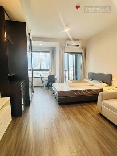 รูป สตูดิโอ | 1 ห้องน้ำ | BTS Phra Khanong | 30.7 ตร.ม. | 19,000 บาท/เดือน | ชั้น 14 — Ideo Sukhumvit - Rama 4 กรุงเทพฯ - รูปที่ 1/3