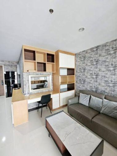 picture Studio | 1Bath | MRT Khlong Toei | 43sqm | THB 18,000/mo | Fl.28 — Supalai Prima Riva Bangkok - 4/5