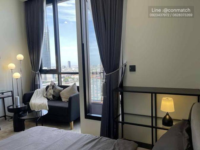 รูป 1 ห้องนอน | 1 ห้องน้ำ | BTS Saphan Taksin | 26 ตร.ม. | 18,000 บาท/เดือน | ชั้น 18 — Chapter Charoennakorn-Riverside กรุงเทพฯ - รูปที่ 2/5