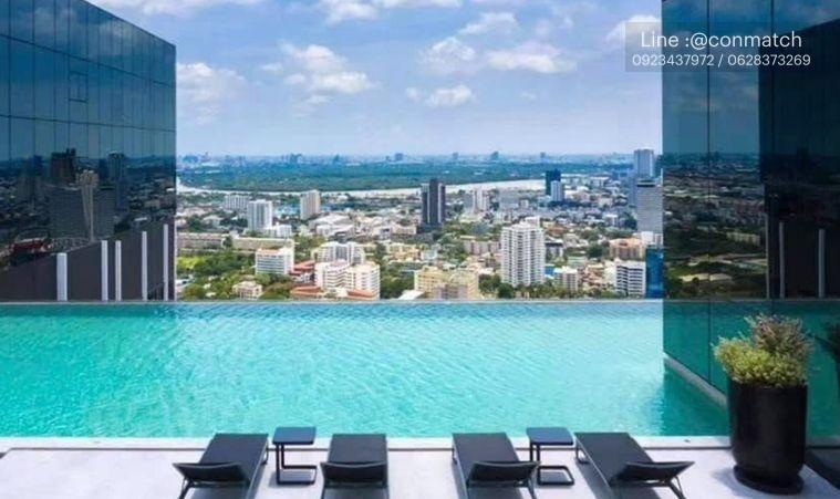 รูป 1 ห้องนอน | 1 ห้องน้ำ | BTS Chong Nonsi | 38 ตร.ม. | 29,000 บาท/เดือน | ชั้น 38 — Knightsbridge Prime Sathorn กรุงเทพฯ - รูปที่ 2/7