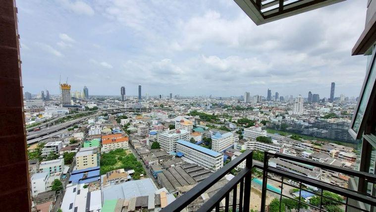 picture 3Bed | 2Bath | BTS Surasak | 60sqm | THB 30,000/mo | Fl.28 — Lumpini Place Ratchada-Sathu Bangkok - 7/10