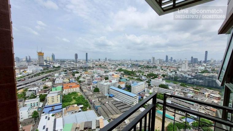 picture 3Bed | 2Bath | BTS Surasak | 60sqm | THB 30,000/mo | Fl.28 — Lumpini Place Ratchada-Sathu Bangkok - 7/10