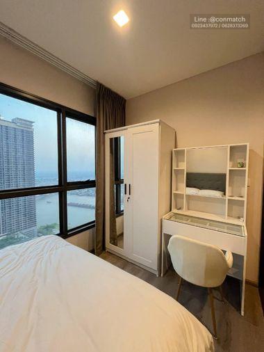 รูป 1 ห้องนอน | 1 ห้องน้ำ | MRT Phra Nang Klao | 25 ตร.ม. | 11,000 บาท/เดือน | ชั้น 36 — The Politan Aqua กรุงเทพฯ - รูปที่ 8/10