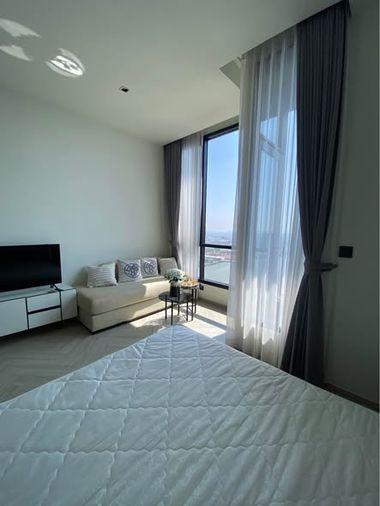 รูป สตูดิโอ | 1 ห้องน้ำ | BTS Krung Thon Buri | 25 ตร.ม. | 15,000 บาท/เดือน | ชั้น 30 — Chapter Charoennakhon กรุงเทพฯ - รูปที่ 2/5