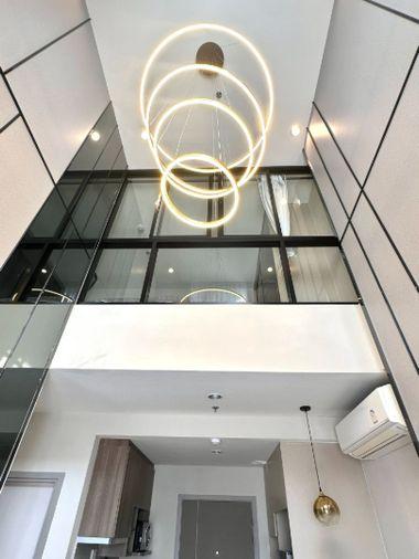 รูป 📣ให้เช่าคอนโด IDEO Mobi Sukhumvit Eastpoint (BTS บางนา) Duplex 1นอน เฟอร์ครบ @onestepliving - รูปที่ 3/11