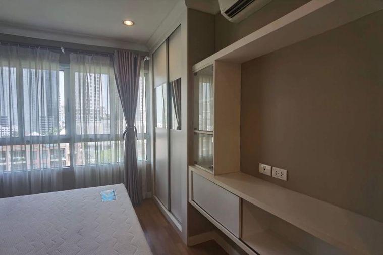 รูป 1 ห้องนอน | 1 ห้องน้ำ | MRT Phra Ram 9 | 34 ตร.ม. | 14,000 บาท/เดือน | ชั้น 10 — Lumpini Place Rama 9 -Ratchada กรุงเทพฯ - รูปที่ 7/9