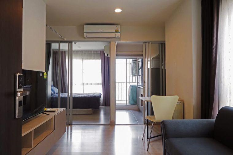 รูป 1 ห้องนอน | 1 ห้องน้ำ | BTS Samrong | 28 ตร.ม. | 9,000 บาท/เดือน | ชั้น 7 — Niche ID Sukhumvit 113 กรุงเทพฯ - รูปที่ 6/10