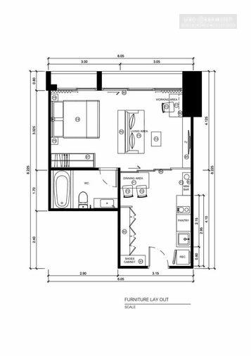 picture 1Bed | 1Bath | BTS Thong Lo | 40sqm | THB 20,000/mo | Fl.3 — Noble Remix Bangkok - 5/10