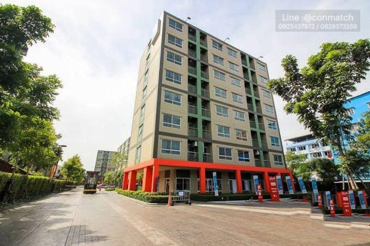 รูป 1 ห้องนอน | 1 ห้องน้ำ | MRT Si Thepha | 22 ตร.ม. | 7,000 บาท/เดือน | ชั้น 7 — Lumpini Mixx Thepharak - Srinakarin กรุงเทพฯ - รูปที่ 1/9