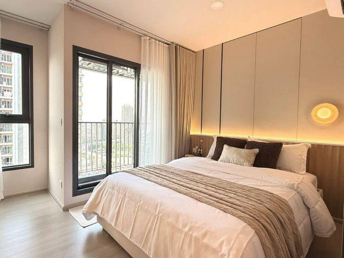 picture 1Bed | 1Bath | BTS On Nut | 32sqm | THB 22,000/mo | Fl.24 — Aspire Onnut Station Bangkok - 9/10