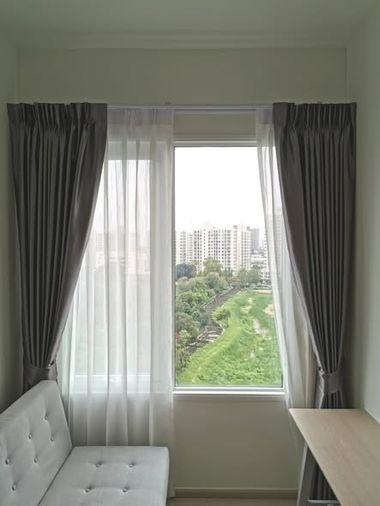 รูป สตูดิโอ | 1 ห้องน้ำ | MRT Huai Khwang | 23 ตร.ม. | 12,000 บาท/เดือน | ชั้น 9 — Chapter One Eco กรุงเทพฯ - รูปที่ 4/5