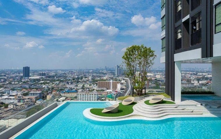 รูป 1 ห้องนอน | 1 ห้องน้ำ | BTS Thipphawan | 29 ตร.ม. | 10,000 บาท/เดือน | ชั้น 12 — Knightsbridge Sukhumvit-Thepharak กรุงเทพฯ - รูปที่ 6/10