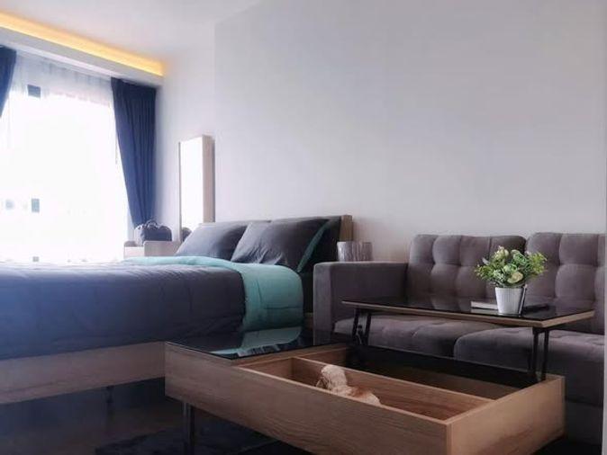 รูป สตูดิโอ | 1 ห้องน้ำ | BTS Bang Chak | 26 ตร.ม. | 15,000 บาท/เดือน | ชั้น 37 — Ideo Sukhumvit 93 กรุงเทพฯ - รูปที่ 2/5