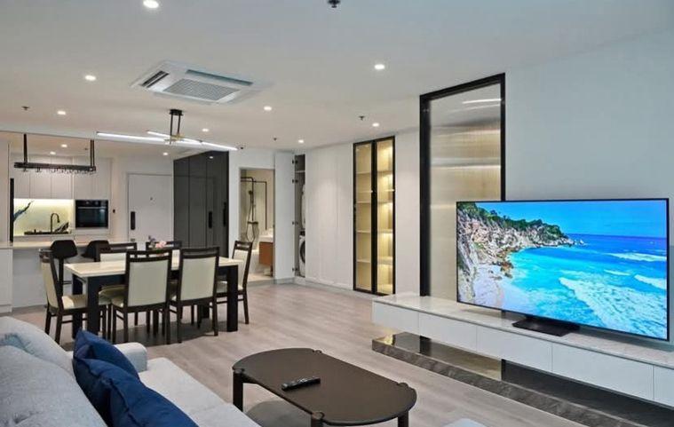 รูป 2 ห้องนอน | 3 ห้องน้ำ | MRT Phetchaburi | 124 ตร.ม. | 85,000 บาท/เดือน | ชั้น 4 — Sukhumvit Living Town กรุงเทพฯ - รูปที่ 8/9