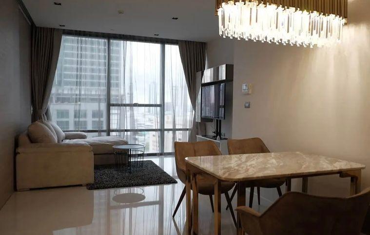 รูป 1 ห้องนอน | 1 ห้องน้ำ | BTS Surasak | 60 ตร.ม. | 45,000 บาท/เดือน | ชั้น 12 — The Bangkok Sathorn กรุงเทพฯ - รูปที่ 3/5