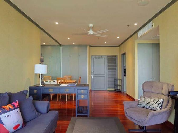 รูป 1 ห้องนอน | 1 ห้องน้ำ | BTS Saphan Taksin | 66 ตร.ม. | 32,000 บาท/เดือน | ชั้น 25 — Baan Chao Praya กรุงเทพฯ - รูปที่ 2/5