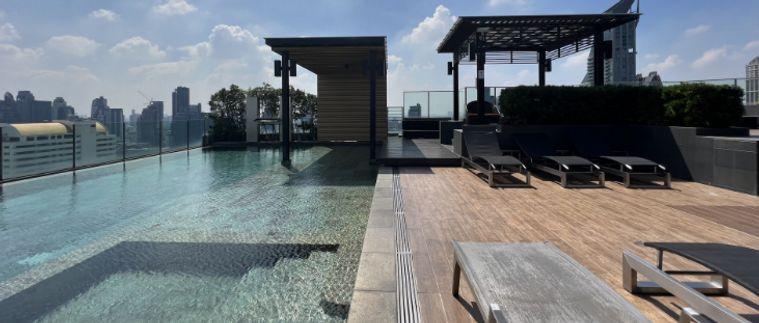 picture 1Bed | 1Bath | BTS Phrom Phong | 41sqm | THB 30,000/mo | Fl.21 — H Sukhumvit 43 Bangkok - 2/2