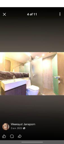 รูป 1 ห้องนอน | 1 ห้องน้ำ | BTS Phrom Phong | 38 ตร.ม. | 35,000 บาท/เดือน | ชั้น 29 — The Lumpini 24 กรุงเทพฯ - รูปที่ 3/4