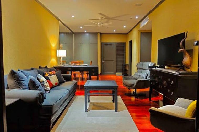 รูป 1 ห้องนอน | 1 ห้องน้ำ | BTS Saphan Taksin | 66 ตร.ม. | 32,000 บาท/เดือน | ชั้น 25 — Baan Chao Praya กรุงเทพฯ - รูปที่ 1/5