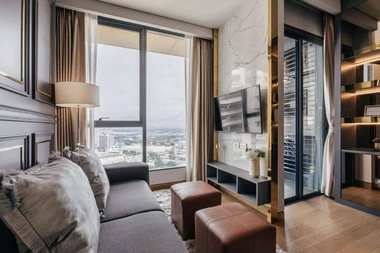 picture 1Bed | 1Bath | BTS Phrom Phong | 38sqm | THB 35,000/mo | Fl.25 — The Lumpini 24 Bangkok - 5/9
