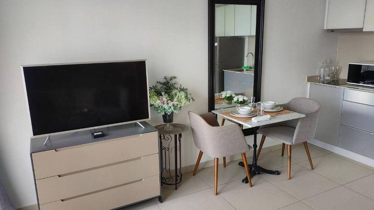 รูป 1 ห้องนอน | 1 ห้องน้ำ | BTS Ekkamai | 46 ตร.ม. | 35,000 บาท/เดือน | ชั้น 15 — The Lofts Ekkamai กรุงเทพฯ - รูปที่ 8/10