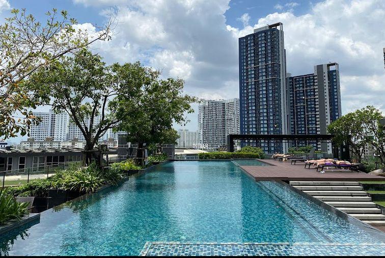 picture 1Bed | 1Bath | BTS On Nut | 26sqm | THB 13,000/mo | Fl.18 — Base Park West Bangkok - 1/9