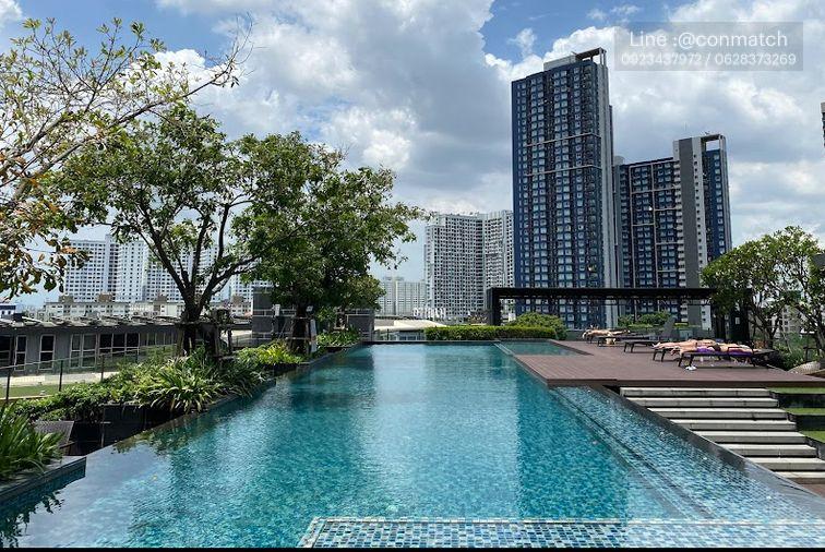 picture 1Bed | 1Bath | BTS On Nut | 26sqm | THB 13,000/mo | Fl.18 — Base Park West Bangkok - 1/9