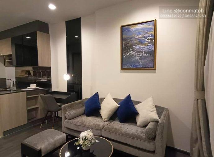 รูป 1 ห้องนอน | 1 ห้องน้ำ | MRT Phra Ram 9 | 35 ตร.ม. | 24,000 บาท/เดือน | ชั้น 27 — The Line Asoke - Ratchada กรุงเทพฯ - รูปที่ 1/4