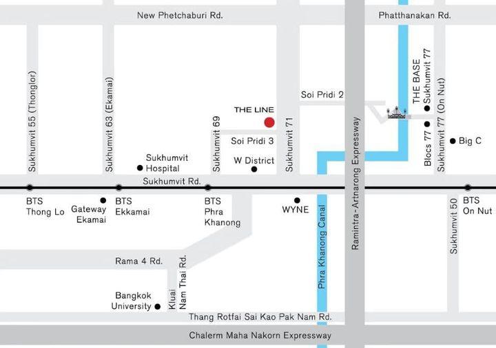รูป 2 ห้องนอน | 2 ห้องน้ำ | BTS Phra Khanong | 61 ตร.ม. | 40,000 บาท/เดือน | ชั้น 16 — The Line Sukhumvit 71 กรุงเทพฯ - รูปที่ 3/10