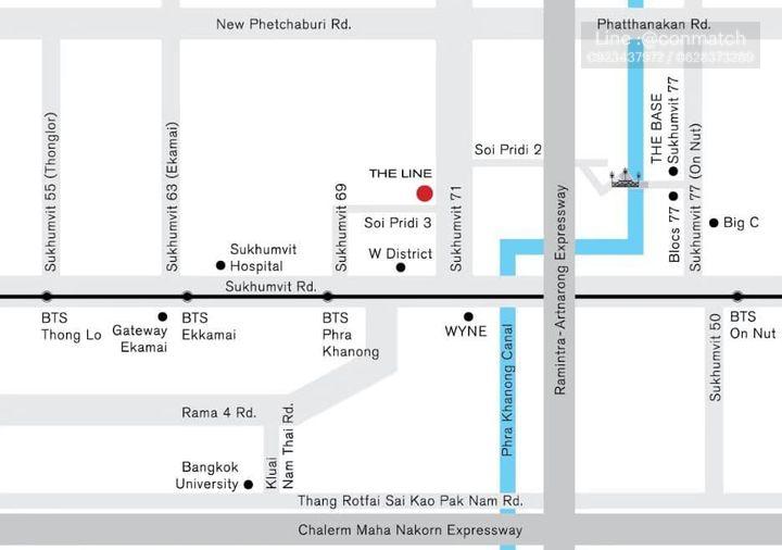 รูป 2 ห้องนอน | 2 ห้องน้ำ | BTS Phra Khanong | 61 ตร.ม. | 40,000 บาท/เดือน | ชั้น 16 — The Line Sukhumvit 71 กรุงเทพฯ - รูปที่ 3/10