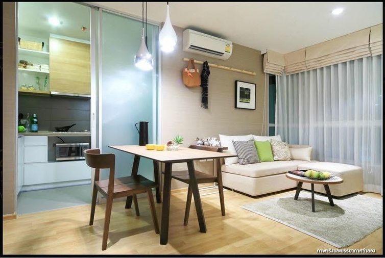 รูป 1 ห้องนอน | 1 ห้องน้ำ | BTS Thong Lo | 35 ตร.ม. | 15,000 บาท/เดือน | ชั้น 23 — Delight Residence Pattanakarn-Thonglor กรุงเทพฯ - รูปที่ 2/6
