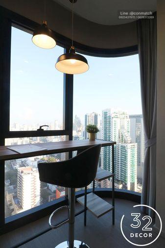 รูป 1 ห้องนอน | 1 ห้องน้ำ | MRT Sukhumvit | 36 ตร.ม. | 35,000 บาท/เดือน | ชั้น 34 — Ashton Asoke กรุงเทพฯ - รูปที่ 1/6