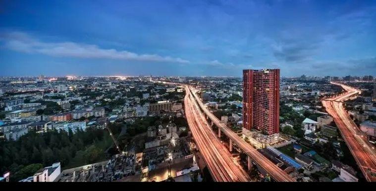 รูป 2 ห้องนอน | 1 ห้องน้ำ | ARL Ramkhamhaeng | 51 ตร.ม. | 27,000 บาท/เดือน | ชั้น 30 — The Base Garden Rama 9 กรุงเทพฯ - รูปที่ 9/10