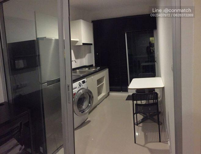 picture 1Bed | 1Bath | MRT Phra Ram 9 | 32sqm | THB 12,000/mo | Fl.18 — Aspire Rama 9 Bangkok - 1/4