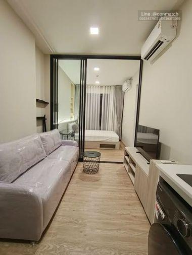 รูป สตูดิโอ | 1 ห้องน้ำ | MRT Talad Bang Yai | 27 ตร.ม. | 9,000 บาท/เดือน | ชั้น 16 — Plum Condo New West กรุงเทพฯ - รูปที่ 1/5