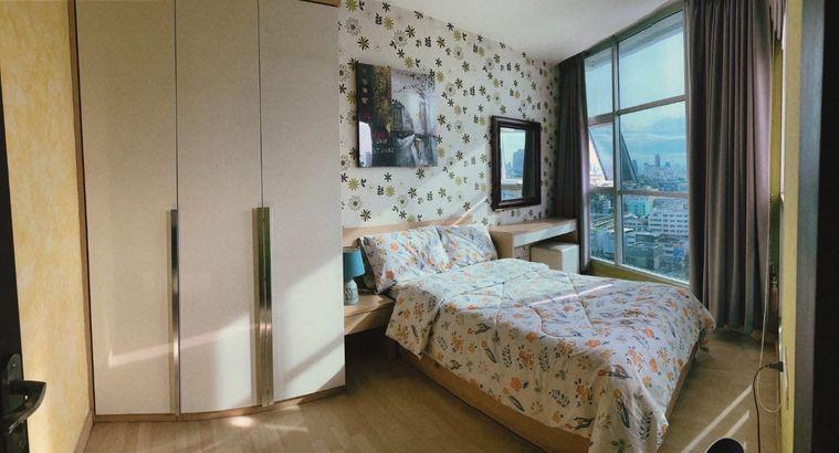 รูป 2 ห้องนอน | 2 ห้องน้ำ | MRT Huai Khwang | 74 ตร.ม. | 35,000 บาท/เดือน | ชั้น 15 — RHYTHM Ratchada- Huaikwang กรุงเทพฯ - รูปที่ 9/10