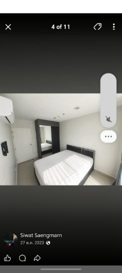 picture 1Bed | 1Bath | BTS Wutthakat | 37sqm | THB 12,000/mo | Fl.14 — Pe:la Condo Bangkok - 2/10