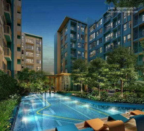 รูป 1 ห้องนอน | 1 ห้องน้ำ | BTS On Nut | 27 ตร.ม. | 13,000 บาท/เดือน | ชั้น 6 — The Base Sukhumvit 50 กรุงเทพฯ - รูปที่ 1/8