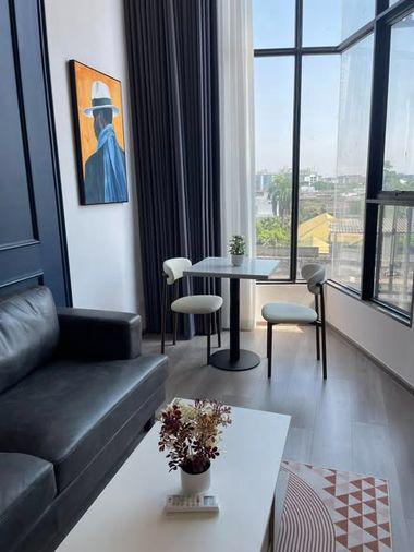 รูป 1 ห้องนอน | 1 ห้องน้ำ | BTS Phra Khanong | 38 ตร.ม. | 30,000 บาท/เดือน | ชั้น 8 — Knightsbridge Space Sukhumvit-Rama 4 กรุงเทพฯ - รูปที่ 2/5