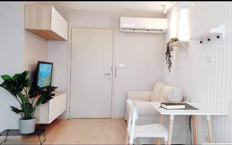 รูป 1 ห้องนอน | 1 ห้องน้ำ | BTS Udom Suk | 26 ตร.ม. | 10,000 บาท/เดือน | ชั้น 8 — Elio Del Ray Condo Sukhumvit กรุงเทพฯ - รูปที่ 1/1